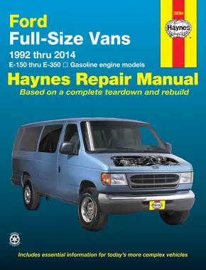 Ford full-size E-150-E-350 petrol vans (92-14) Haynes Repair Manual