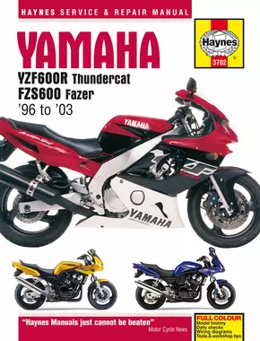 Yamaha YFZ600R Thundercat & FZS600 Fazer (96-03) Haynes Repair Manual