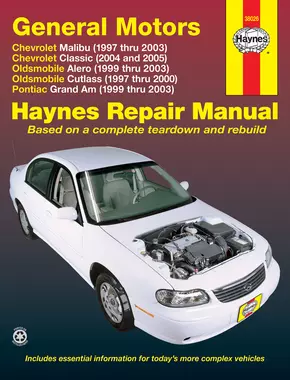 General Motors covering Chevrolet Malibu (97-03), Oldsmobile Alero (99-03), Oldsmobile Cutlass (97-00), & Pontiac Grand Am (99-03) Haynes Repair Manual