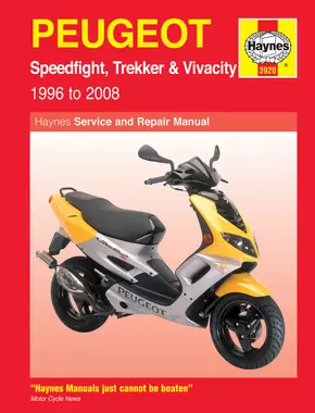 Peugeot Speedfight, Trekker & Vivacity Scooters (96-08) Haynes Repair Manual
