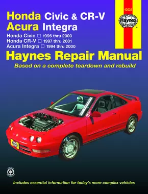 Honda Civic (96-00), CR-V (97-01) & Acura Integra (94-00) Haynes Repair Manual