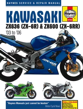 Kawasaki Ninja ZX-6R & ZX-6RR (03-06) Haynes Repair Manual