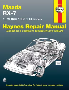 Mazda RX-7 for Mazda RX-7, GS, GSL & GSL-SE (79-85) Haynes Repair Manual