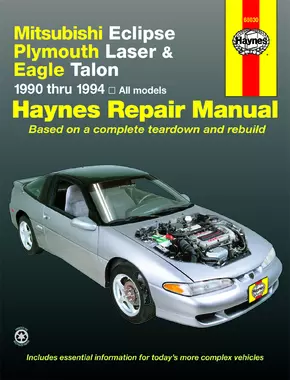 Mitsubishi Eclipse, Plymouth Laser & Eagle Talon (90-94) Haynes Repair Manual