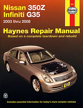 Nissan 350Z & Infiniti G35 (03-08) Haynes Repair Manual