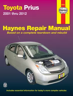 Toyota Prius (01-12) Haynes Repair Manual