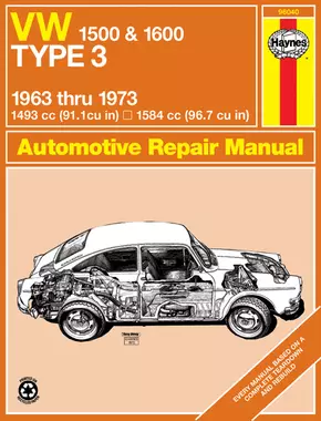 Volkswagen Type 3 1500 & 1600 (63-73) Haynes Repair Manual
