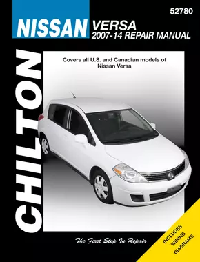 Nissan covering all Versa models (2007-14) Chilton Repair Manual (USA)