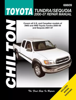 Toyota Tundra & Sequoia covering Tundra (2000-06) & Sequoia (2001-07) Chilton Repair Manual (USA)