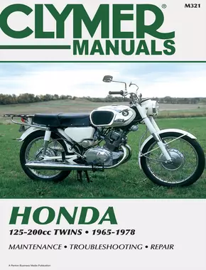 Honda 125-200cc Twins Motorcycle (1965-1978) Service Repair Manual