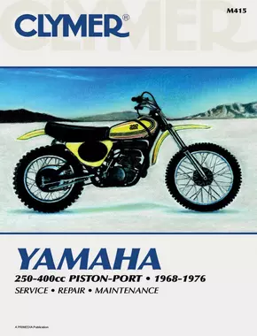 Yamaha 250-400cc Piston-Port Motorcycle (1968-1976) Service Repair Manual