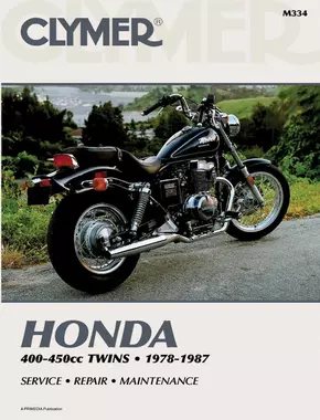 Honda CB/CM400-450 u0026 CMX450 Motorcycle (1978-1987) Service Repair Manual