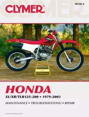 Honda XL/XR/TLR 125-200 Motorcycle (1979-2003) Service Repair Manual