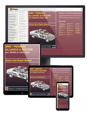 AMC/Renault Alliance and Encore (83-87) Haynes Online Manual
