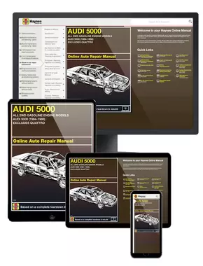 Audi 5000 2WD Gas Engine models (84-88) Haynes Online Manual