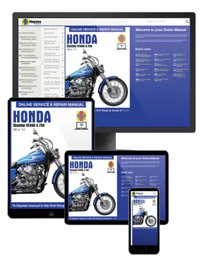 Honda VT600 and VT750 Shadow (88-14) Haynes Online Manual