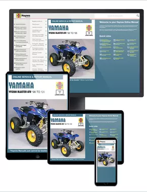 Yamaha YFS200 Blaster ATV Haynes Online Manual covering 200cc models (88-06)
