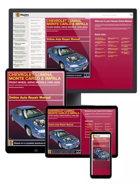 Chevrolet Lumina, Monte Carlo and Impala Front-wheel Drive Models (95-05) Haynes Online Manual
