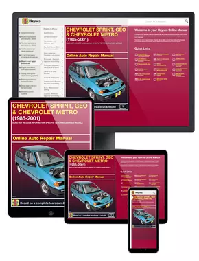 Chevrolet Sprint, Geo and Chevrolet Metro (85-01) Haynes Online Manual