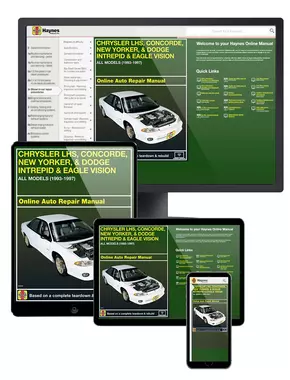 Chrysler LHS, Concorde, New Yorker & Dodge Intrepid/Eagle Vision “LH” platform models (93-97) Haynes Online Manual