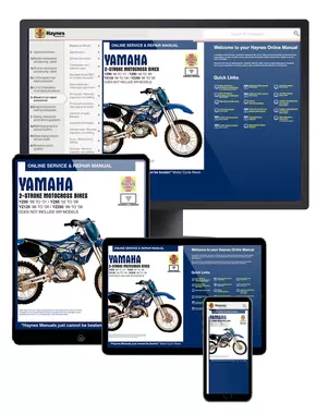 Yamaha 2-Stroke YZ80, YZ85, YZ125 and YZ250 Motorcross Bikes (86-06) Haynes Online Manual