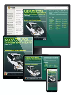 Dodge Caravan/Grand Caravan, Plymouth Voyager & Chrysler Town & Country (96-02) Haynes Online Manual