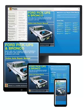 Ford F-100 thru F-350 Pick-ups and Bronco (73-79) Haynes Online Manual