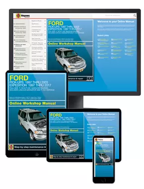 Ford F-150 (97-03), F-150 Heritage (04), F-250 (97-99), Expedition (97-17) & Lincoln Navigator (98-17) 2WD & 4WD Haynes Online Manual