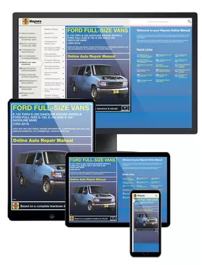 Ford E-150 thru E-350 Full-size Vans (92-14) Haynes Online Manual