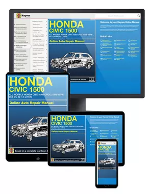 Honda Civic 1500 CVCC (75-79) Haynes Online Manual
