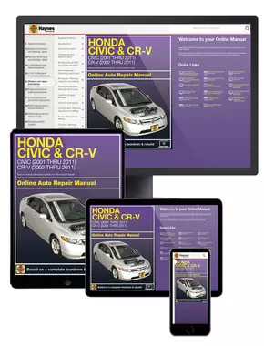 Honda Civic (01-11) and CR-V (02-11) Haynes Online Manual
