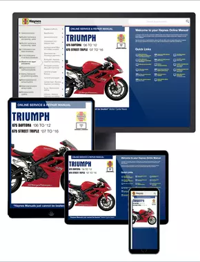 Triumph 675 Daytona & Street Triple (06-16) Haynes Online Manual