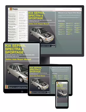 Kia Sephia (94-01), Spectra/Spectra 5 (00-09) & Sportage (05-10) Haynes Online Manual