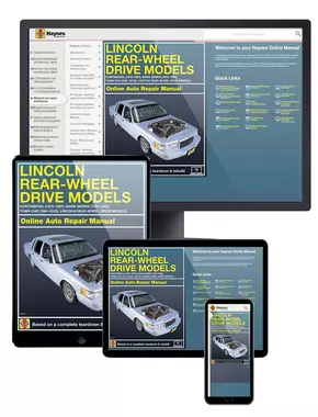 RWD Lincoln Continental (70-87) Mark Series (70-92) & Town Car (81-10) Haynes Online Manual