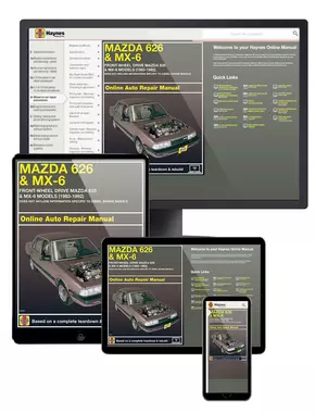 FWD Mazda 626 & MX-6 (83-92) Haynes Online Manual