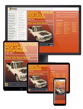 Nissan & Datsun 2WD & 4WD Gas Pick-ups (80-97) & Pathfinder (87-95) Haynes Online Manual