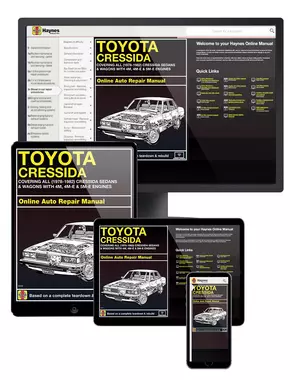 Toyota Cressida Sedans & Wagons with 4M, 4M-E & 5M-E Engines (78-82)  Haynes Online Manual 