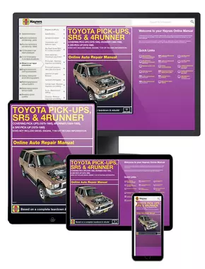 Toyota covering Pick-ups (79-95), 4Runner (84-95), & SR5 Pick-up (79-95) Haynes Online Manual 