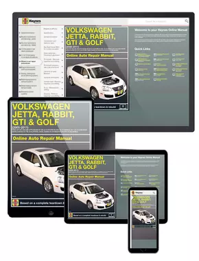 VW Jetta, Rabbit, GTI & Golf (05-11) Haynes Online Manual