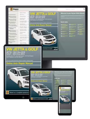 VW Jetta 2011-18 & Golf 2015-19 Haynes Online Repair Manual