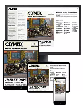 Harley-Davidson XL Sportster (12-17) Clymer Online Repair Manual
