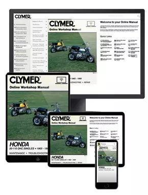 Honda 50-110cc, OHC Singles Motorcycle (1965-1999) Clymer Online Manual