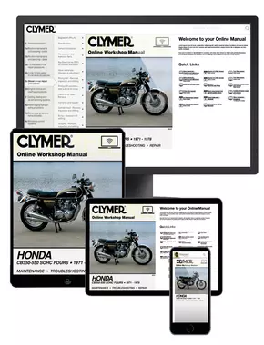 Honda CB350-550CC Sonic Fours Motorcycle, 1971-1978 Haynes Online Manual