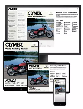 Honda GL1000 & 1100 Motorcycle, 1975-1983 Clymer Online Manual