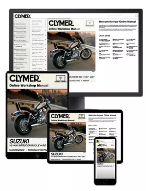 Suzuki VS1400 Intruder / Boulevard S83 Motorcycle (1987-2007) Clymer Online Manual