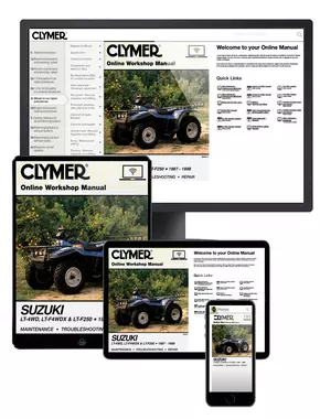 Suzuki LT-4WD, LT-F4WDX & LT-F250 ATV (1987-1998) Clymer Online Manual