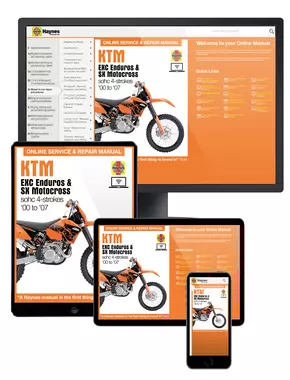 KTM EXC Enduro & SX Motocross (00-07) Haynes Online Manual