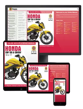 Honda CBF125 (09-17) Haynes Online Manual