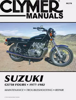 Suzuki GS750 Fours Motorcycle (1977-1982) Service Repair Manual
