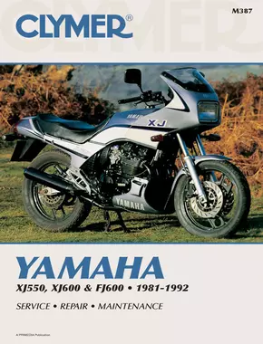 Yamaha XJ550, XJ600 & FJ600 Motorcycle (1981-1992) Service Repair Manual